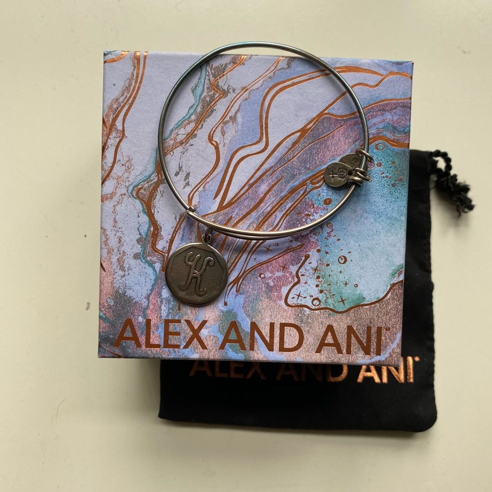 Alex and Ani Initial “K” Bracelet